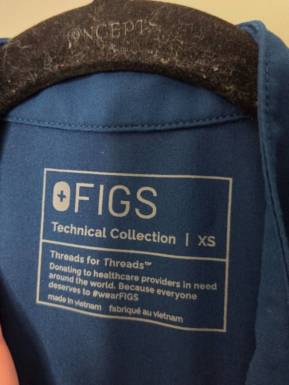FIGS Blue Rafaela Cargo ScrubJumpsuit™ - Picture 5 of 7